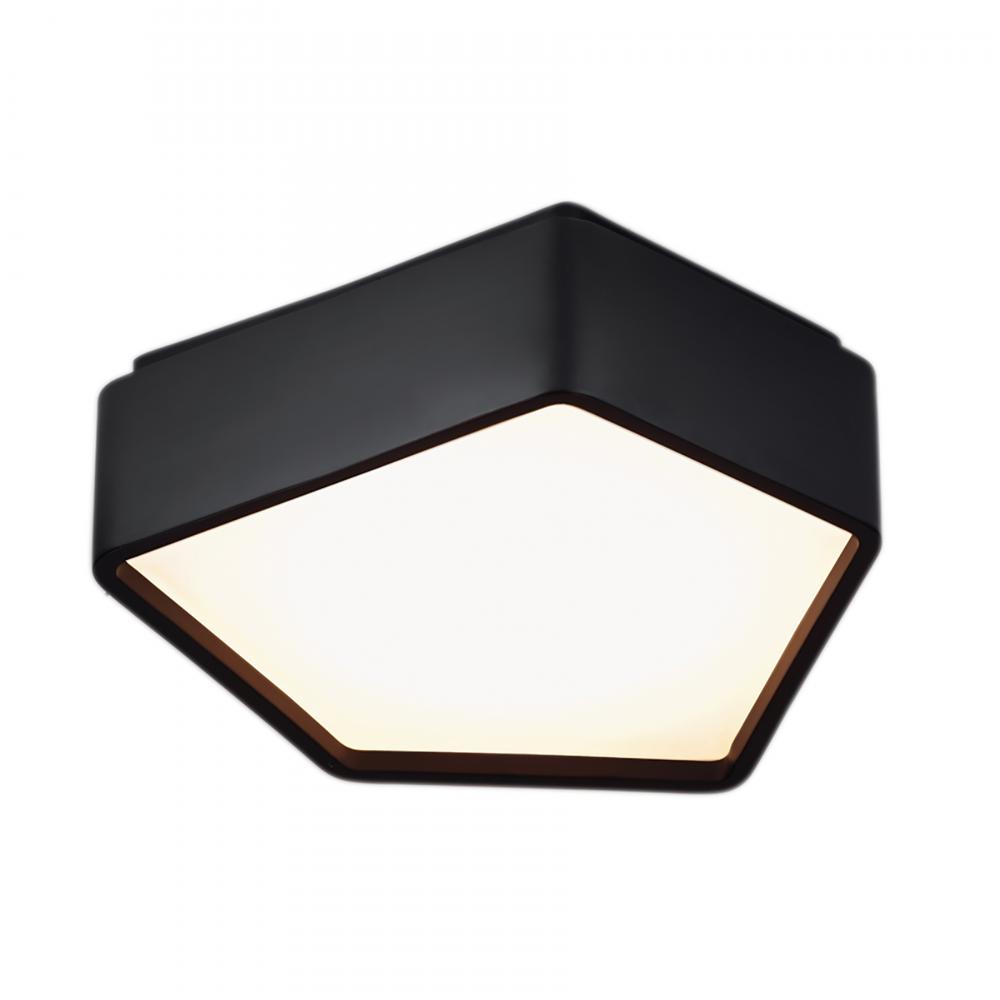 Fenway 12.25'' Wide Integrated LED Flush Mount - Matte Black