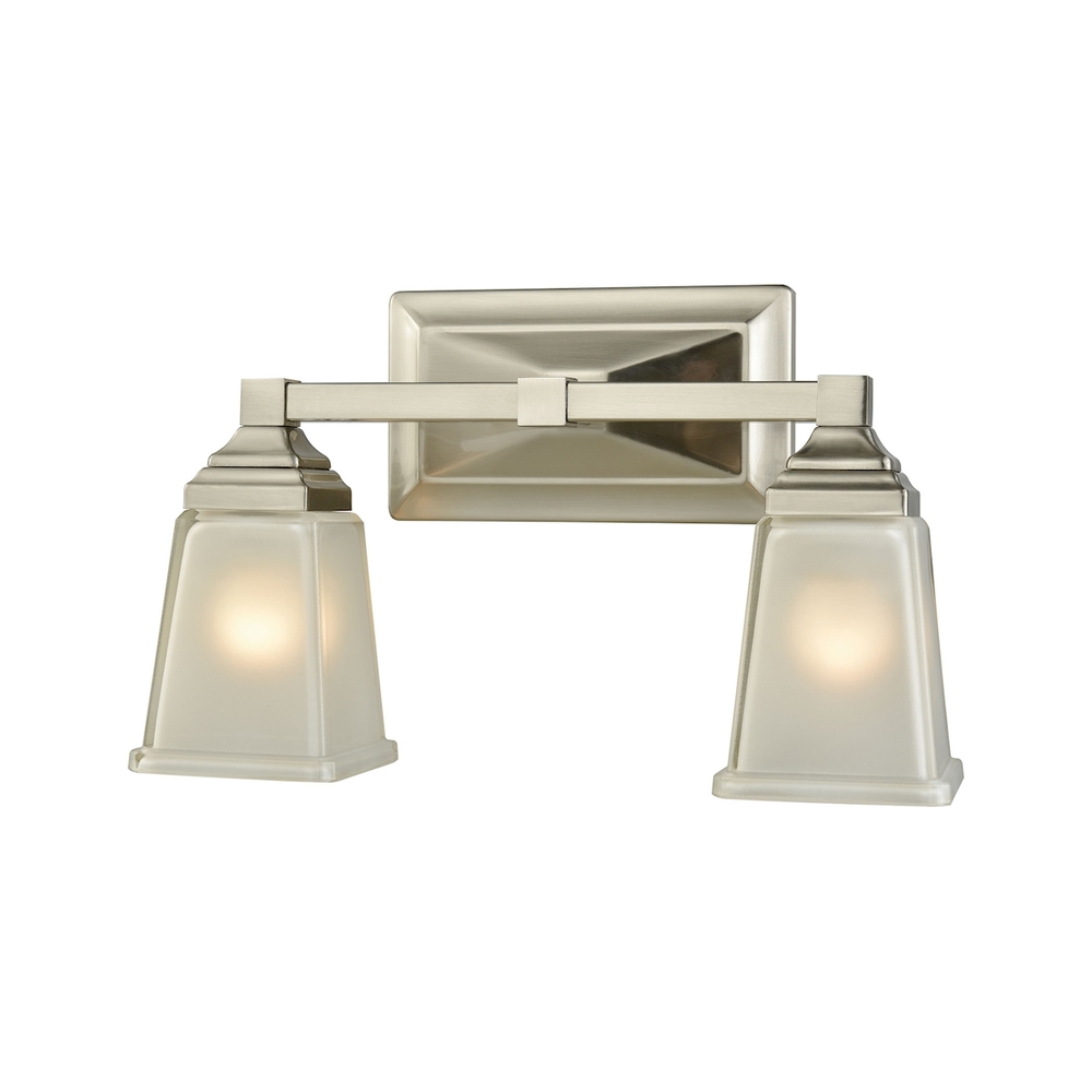 Thomas - Sinclair 15'' Wide 2-Light Vanity Light - Brushed Nickel