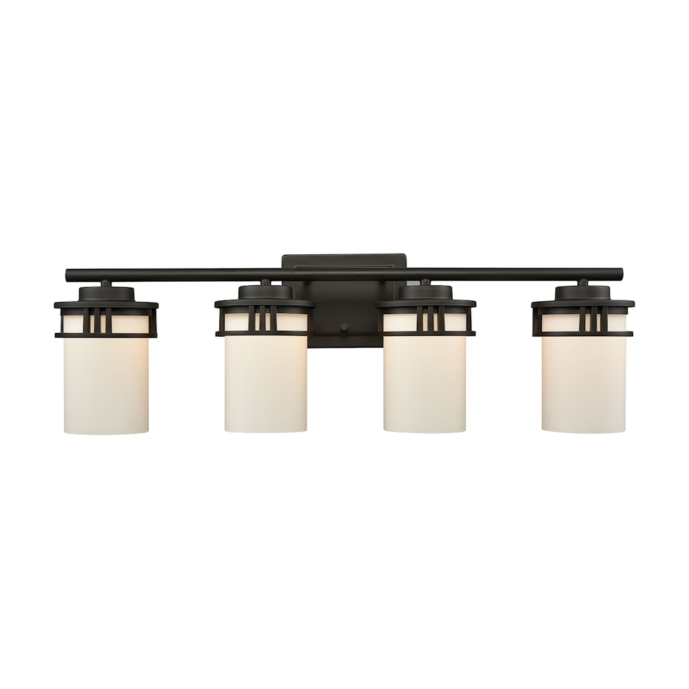 Thomas - Ravendale 27'' Wide 4-Light Vanity Light - Oil Rubbed Bronze