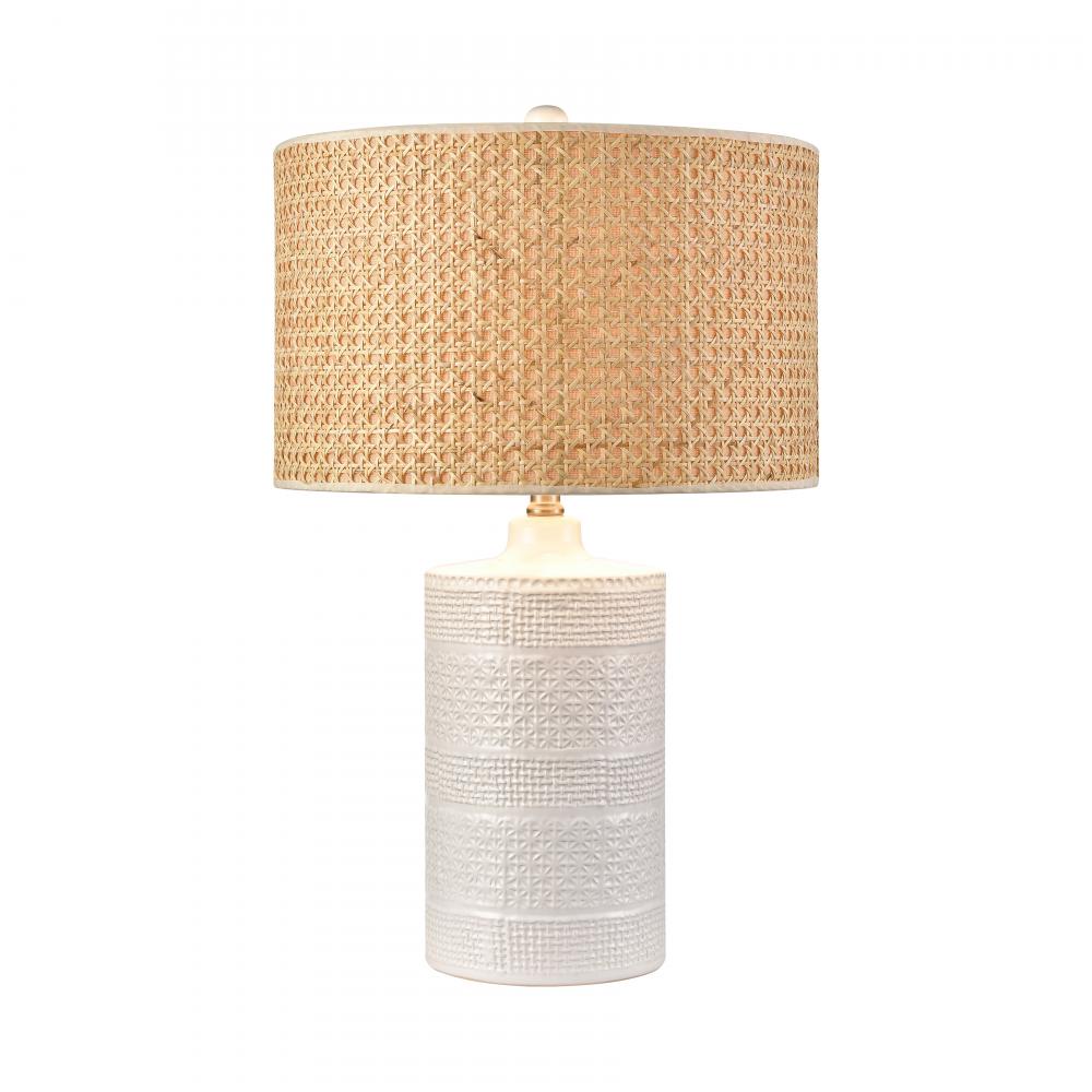 Seymour 24.5'' High 1-Light Table Lamp - White Glaze