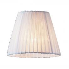 ELK Home 1058 - Renaissance Mini Shade In White Pleated Fabric