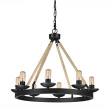 ELK Home 15903/8 - Pearce 8-Light Chandelier in Matte Black