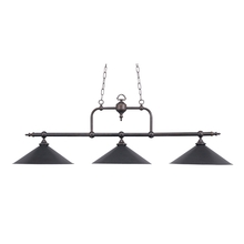 ELK Home 191-TB - Designer Classics 3-Light Island Light in Tiffany Bronze with Metal Shades