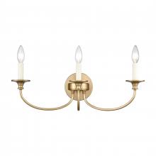 ELK Home 89722/3 - Cecil 22'' Wide 3-Light Vanity Light - Natural Brass