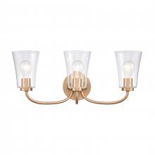 ELK Home EC89264/3 - Emily 23'' Wide 3-Light Vanity Light - Brushed Gold