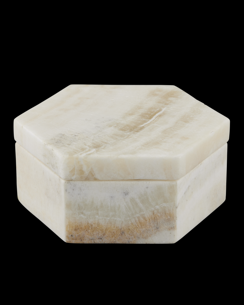 Arco Natural Onyx Hexagon Box