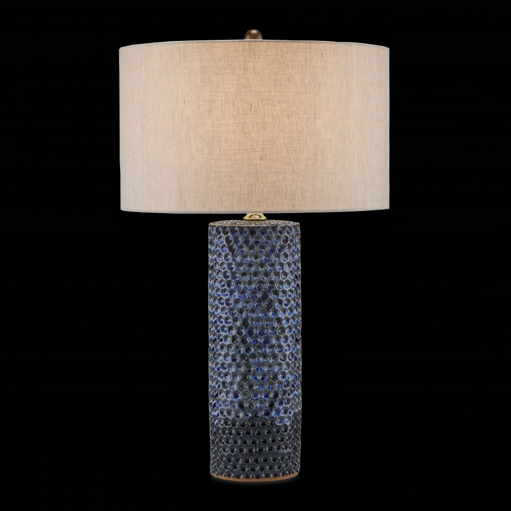 Polka Dot Blue Table Lamp