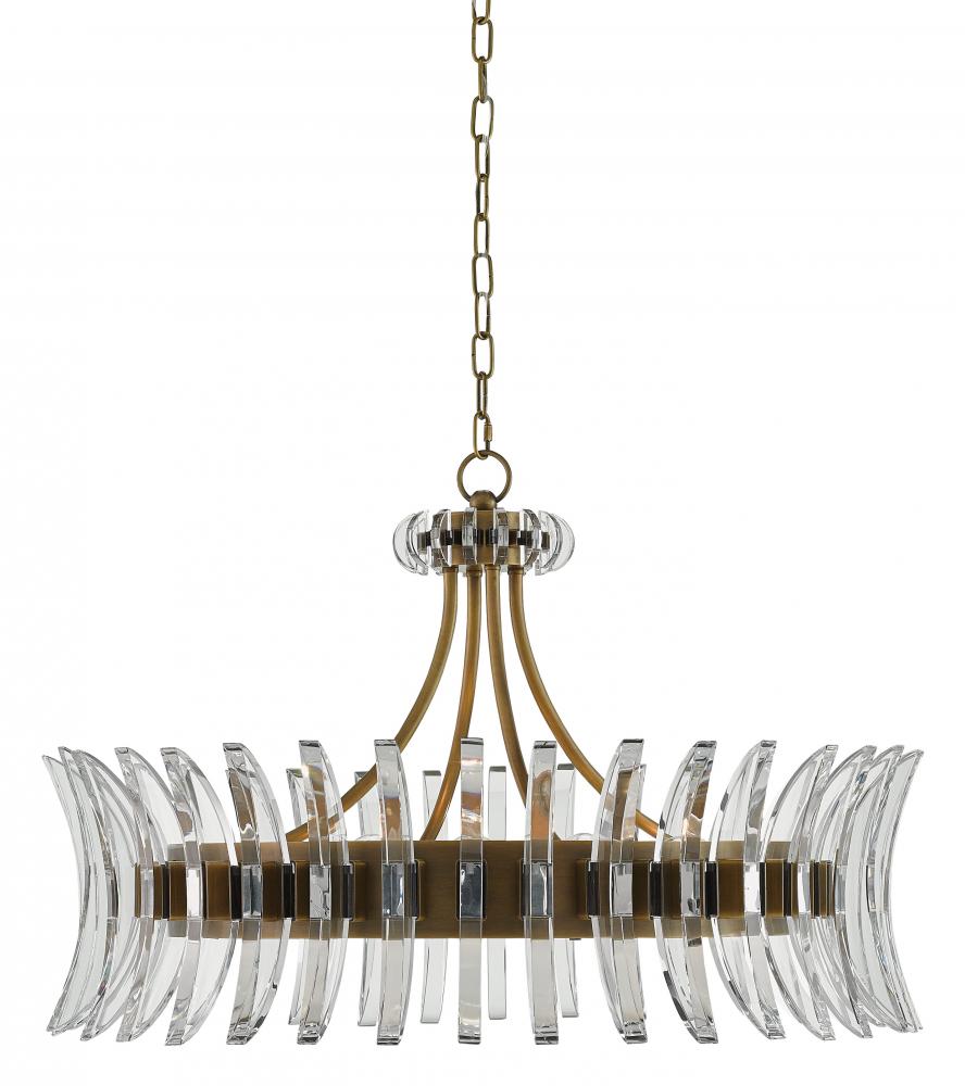 Coquette Brass Chandelier