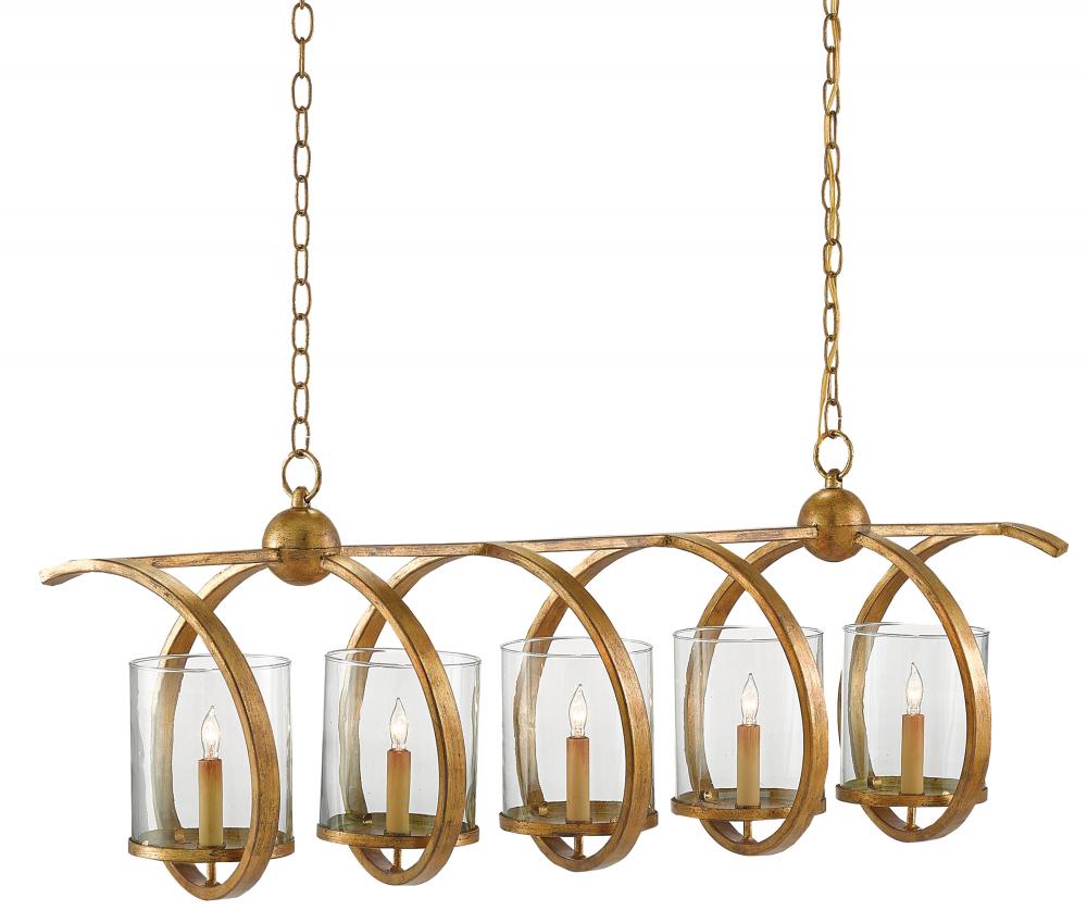 Maximus Medium Gold Chandelier