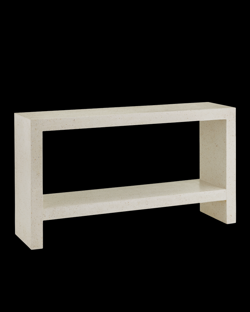 Carson Ivory Terrazzo Console