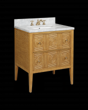 Currey 3800-0010 - Santos 28'' Sea Sand Vanity wi