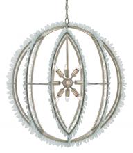 Currey 9000-0210 - Saltwater Silver Orb Chandelie