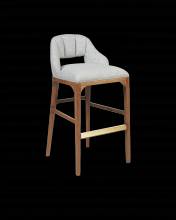 Currey 7000-0832 - Inga Bar Stool, Greenlight Pow