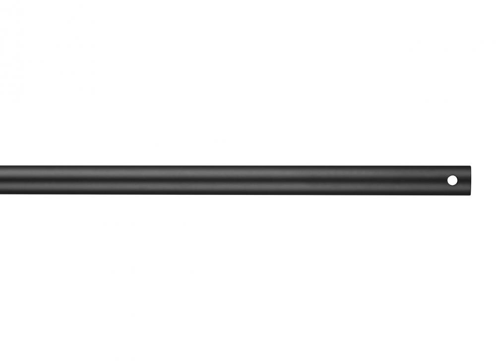 60" Downrod in Midnight Black